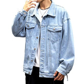 Outerwear oversized men denim jacket